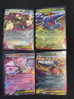 Pokemon Phantasmal Flames Card Lot Of 4 EX - Heracoross,Lopunny,Diancie,Sharpedo - Image 1