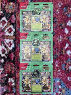 Pokemon TCG Ascended Heroes Erika 2-Pack BRAND NEW SEALED LOT OF THREE (3) RARE! - Image 1