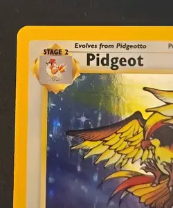 Pidgeot 8/64 Rare Jungle Holo 1st Edition Pokemon Vintage Recently Pulled NMOB - Image 3