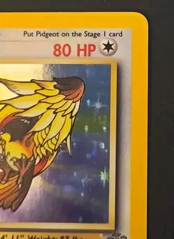Pidgeot 8/64 Rare Jungle Holo 1st Edition Pokemon Vintage Recently Pulled NMOB - Image 4