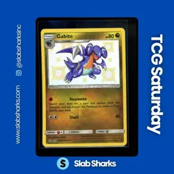 2019 POKEMON SM HIDDEN FATES #SV39/SV94 GABITE SHINY VAULT - Image 1
