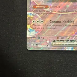 Pokemon TCG Mew EX 151/165 Double Rare Holo Card Scarlet & Violet 151 Set - Image 5