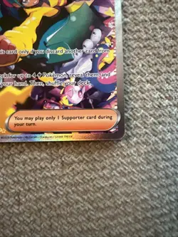 Pokemon Canari 291/217 ASC Full Art Holo Rare Trainer-Supporter Pokemon TCG - Image 4