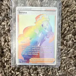 Pokemon Serena Full Art Trainer Silver Tempest Ultra Rare Holo 207/195 - Image 1