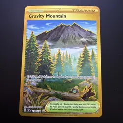 Gravity Mountain 250/191 Surging Sparks Gold Secret Rare Pokemon TCG NM/MINT - Image 1