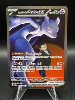 Team Rocket's Mewtwo EX 281/217 ASCENDED HEROES Pack Fresh NM Pokemon CLEAN - Image 1