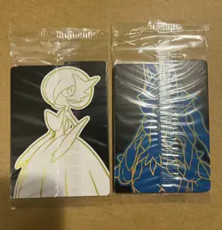 Alakazam 009 and Riolu 010 Black Star Promo Pokemon Mega Evolution Set (SEALED) - Image 2