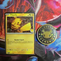 Swirl💫Pokemon TCG Pikachu Pokemon Day 2026 Promo And Coin - Image 1