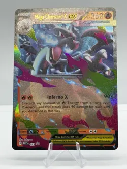 Pokemon TCG Mega Charizard X ex Me02: Phantasma 029 Promo - Image 1