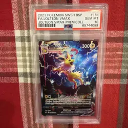 Jolteon Vmax SWSH184 Swsh Black Star Promo Pokemon PSA 10 - Image 1