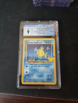 CGC 9 Mint Shining Magikarp 66/64 Celebrations Classic Collection Holo Pokemon - Image 1