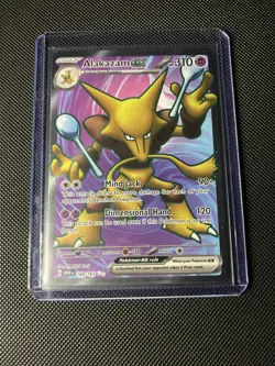 Alakazam ex 201/165 Special Illustration Rare Scarlet & Violet 151 Pokemon - Image 5