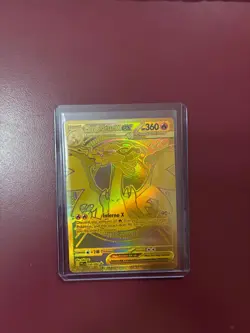 Gold Mega Charizard X EX 130 Pokemon Phantasmal Flames MHR RARE Pack Fresh - Image 5