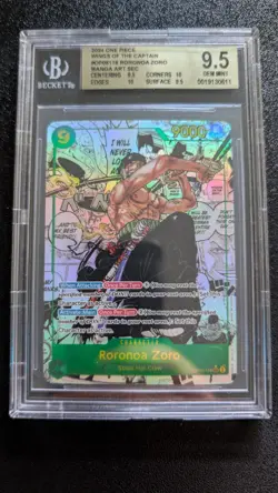 Roronoa Zoro Manga OP06-118 BGS 9.5 GM Wings of the Captain One Piece English - Image 1