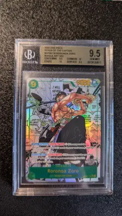 Roronoa Zoro Manga OP06-118 BGS 9.5 GM Wings of the Captain One Piece English - Image 3
