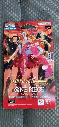 Lot of 10 ONE PIECE EB-03 Heroines Edition Sleeved Booster Packs - Image 1