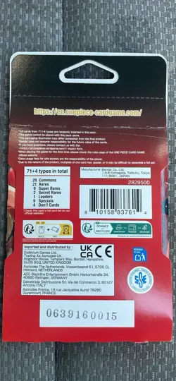 Lot of 10 ONE PIECE EB-03 Heroines Edition Sleeved Booster Packs - Image 2
