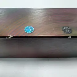 MTG Magic the Gathering Vintage Multiverse Card Storage Box King Cheetah A - Image 5