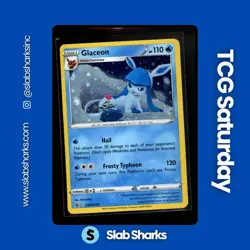 2019 POKEMON SWSH BS PROMO BRILLIANT STARS 3-PACK BLISTERS #SWSH192 GLACEON HOLO - Image 1