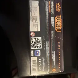Scarlet & Violet Obsidian Flames ETB Elite Trainer Box Pokemon Cards NEW Sealed - Image 5