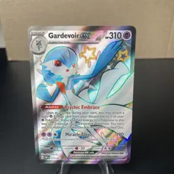 Pokemon TCG Shiny Gardevoir ex 217/091 Paldean Fates Full Art Holo - Image 1
