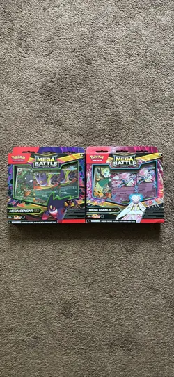 Pokemon TCG Mega Gengar EX and Mega Diancie EX Battle Decks Set of 2 SEALED - Image 1