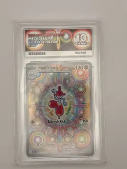 Low pop Pokemon TCG Ascended Hero’s Medicham IR 241/217 Graded Ace 10 - Image 1