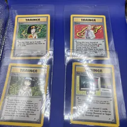 Pokemon TCG 1999 Base Set Shadowless Trainer Blaine Erika Charity No Removal Gym - Image 1