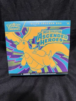 Pokemon Mega Evolution Ascended Hero’s ETB Elite Trainer Box Sealed In Hand - Image 1