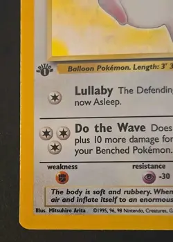 Pokemon TCG Wigglytuff Holo Jungle 16/64 1st Edition NM+ Recently Pulled Clean - Image 5