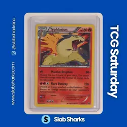 2015 POKEMON XY BREAKTHROUGH #20/162 TYPHLOSION HOLO - Image 1