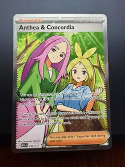 Anthea and Concordia 254/217 Ascended Heroes Pokemon TCG Full Art Trainer - Image 1