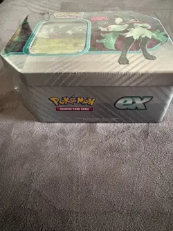 Pokemon TCG: Paldea Partners Tin Meowscarda EX with 5 Booster Packs BN Sealed - Image 2
