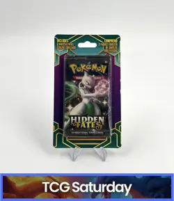 2019 POKEMON SUN & MOON HIDDEN FATES 2 BOOSTER PACK BLISTER MEWTWO ART SEALED - Image 1
