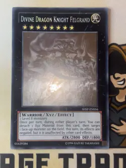 SHSP-EN056 Divine Dragon Knight Felgrand Ghost Rare Unlimited YuGiOh! NM - Image 2