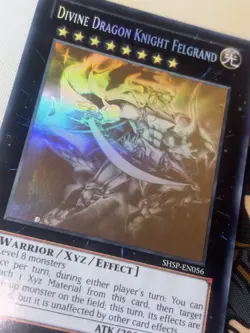 SHSP-EN056 Divine Dragon Knight Felgrand Ghost Rare Unlimited YuGiOh! NM - Image 3