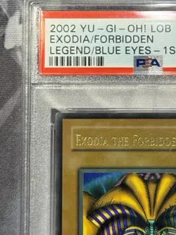 YuGiOh! 1st Ed Exodia The Forbidden One LOB PSA 10 Gem Mint Wavy Strong 10 - Image 2