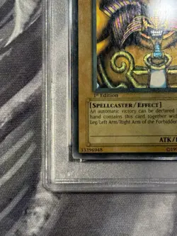 YuGiOh! 1st Ed Exodia The Forbidden One LOB PSA 10 Gem Mint Wavy Strong 10 - Image 3