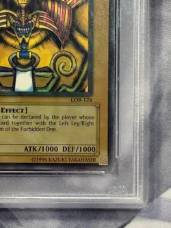YuGiOh! 1st Ed Exodia The Forbidden One LOB PSA 10 Gem Mint Wavy Strong 10 - Image 4