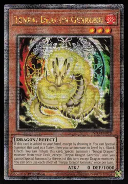 Tenpai Dragon Genroku (Quarter Century Secret Rare) INFO-EN019 Yu-Gi-Oh - Image 1