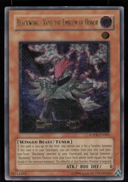 Blackwing - Vayu the Emblem of Honor (UTR) ANPR-EN005 Ultimate Rare Yu-Gi-Oh - Image 1