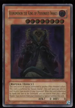 Vennominon the King of Poisonous Snakes (UTR) TAEV-EN014 Ultimate Rare Yu-Gi-Oh - Image 1