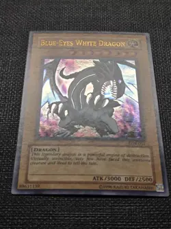 Blue-Eyes White Dragon LOB-001 Ultra Rare Yugioh Unlimited Edition NM - Image 4