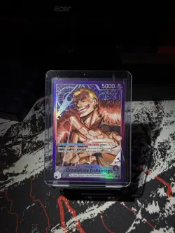Donquixote Doflamingo OP14-060 Leader Alternate Art One Piece TCG - Image 1