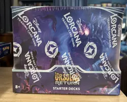 SEALED DISPLAY 8 Starter Decks Ursula's Return Disney Lorcana TCG !!! Y0137 - Image 1