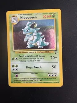 Nidoqueen 12/130 Holo Base Set 2 Pokemon Card WOTC LP! - Image 1