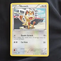 Pokemon Next Destinies Common Card - Meowth 80/99 - Image 2
