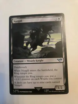 Nazgul Magic the Gathering Card English Lord of the Rings MTG - Image 1