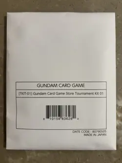 Gundam Card Game Store Tournament Kit TKIT-01 English Factory Sealed - Image 1