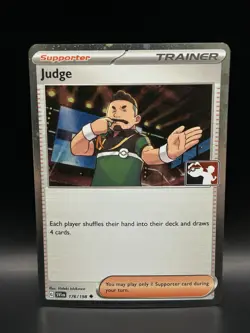 League Stamped Cosmo Holo Judge 176/198 - Pokemon Scarlet & Violet Base Card NM - Image 1